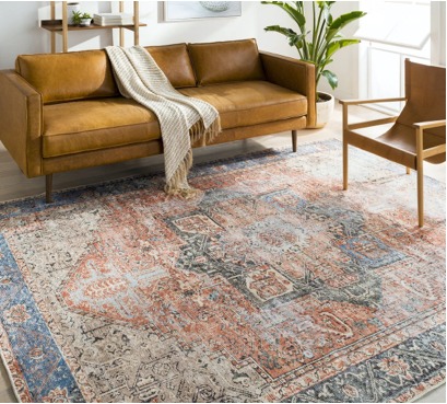 Area rug in living room | Jimmie Lyles Flooring Gallery