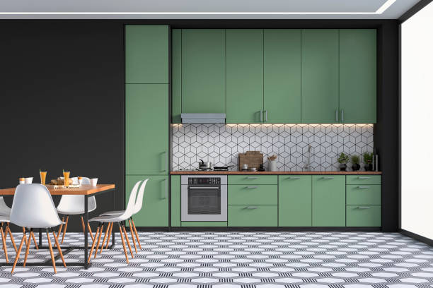 Flooring design in modern kitchen | Jimmie Lyles Flooring Gallery