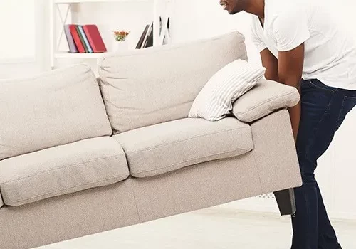 Moving sofa | Jimmie Lyles Flooring Gallery