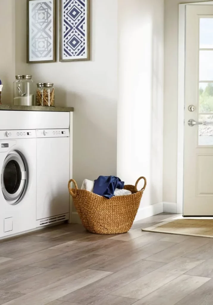 Laundry room Vinyl flooring | Jimmie Lyles Flooring Gallery